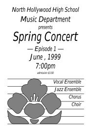 Spring Concert #1 - Royal Regiment