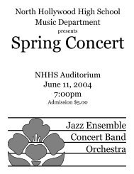 Spring Concert 2003 - Royal Regiment