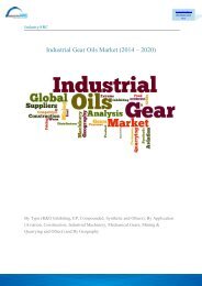 Industrial Gear Oils Market (2014 – 2020)