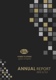 Annual Report 2011/12 - Special Investigating Unit
