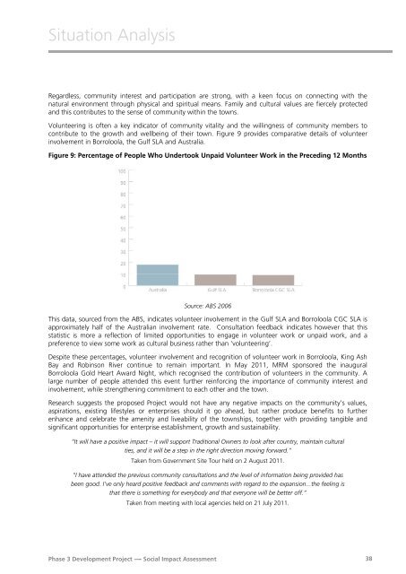 Social Impact Assessment - McArthur River Mining