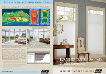 LUXAFLEXÂ® DUETTEÂ® Architella Shades Collection - Sunmaster ...