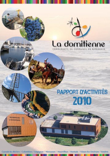Rapport d'activitÃ©s 2010 - CommunautÃ© de communes La Domitienne