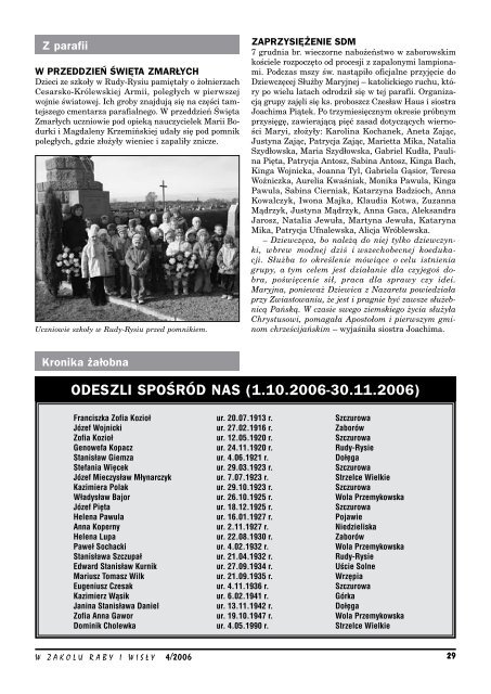 Numer 4/2006 - Gminne Centrum Kultury Czytelnictwa i Sportu w ...