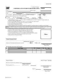 Certificate Student Registration Form - SZABIST Islamabad