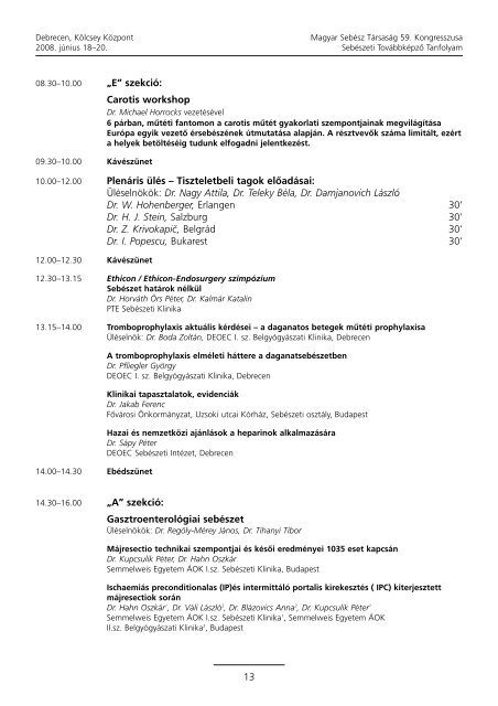 MST NA EZ A JO?:program - Convention