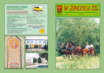 Numer 2/2003 - Gminne Centrum Kultury Czytelnictwa i Sportu w ...