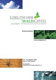 Dokumentation - Deutscher Forstwirtschaftsrat