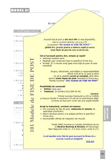 fisa postului pentru geolog-sef.pdf - Bani si Afaceri la cheie & Bani si ...