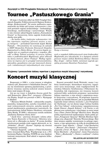 Numer 2/2011 - Gminne Centrum Kultury Czytelnictwa i Sportu w ...