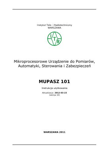MUPASZ 101 - Instytut Tele- i Radiotechniczny