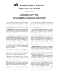 Journal of the Brazilian Chemical Society - Sociedade Brasileira de ...