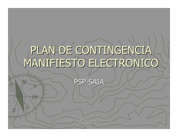 Plan de contingencia Manifiesto Electronico PSP.pdf - GS1