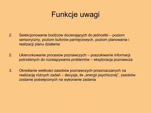 Funkcja i jej zaburzenia Maciej Kopera - psych.waw.pl