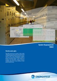 System Dyspozytorski EMAC - Energotest