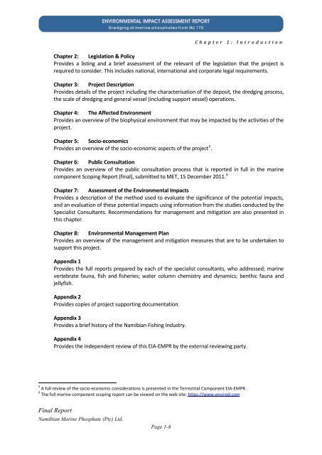 chapter 1. introduction - Enviro Dynamics Namibia