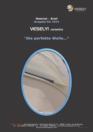 VESELY!ceramics - die perfekte Welle