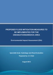 Hydrology and Flood Evaluation - Enviro Dynamics Namibia