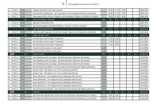 Kultursommer in Brandenburg (Seite 4 - 10) - Freie Volksbühne Berlin