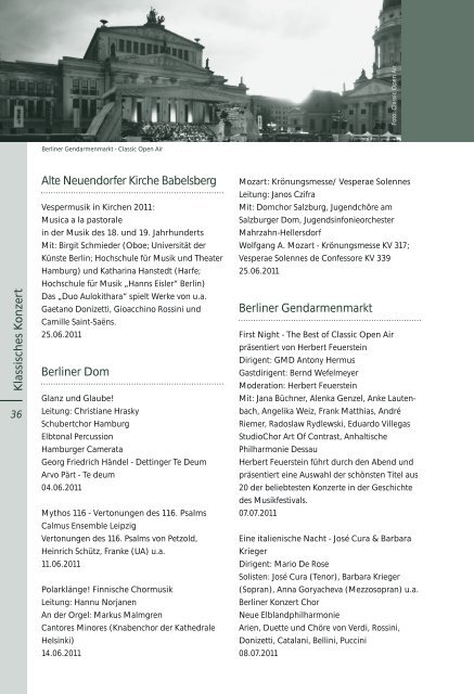 Kultursommer in Brandenburg (Seite 4 - 10) - Freie Volksbühne Berlin