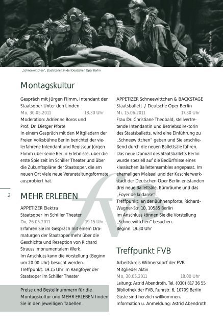 Kultursommer in Brandenburg (Seite 4 - 10) - Freie Volksbühne Berlin