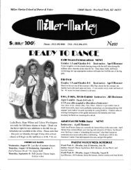 Summer - Miller Marley School of Dance and Voice