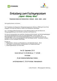 Einladung zum Fachsymposium - Regionales ...