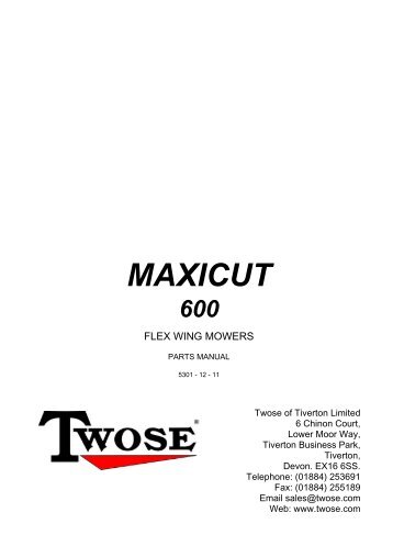 Twose - Maxicut 600 PARTS