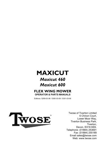 maxicut 600 - Twose