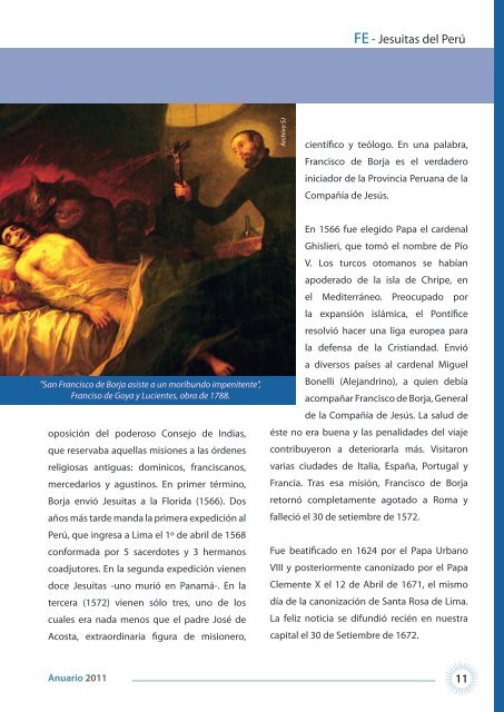 Anuario 2011 - Jesuitas del PerÃº