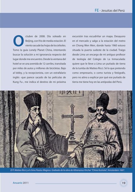 Anuario 2011 - Jesuitas del PerÃº