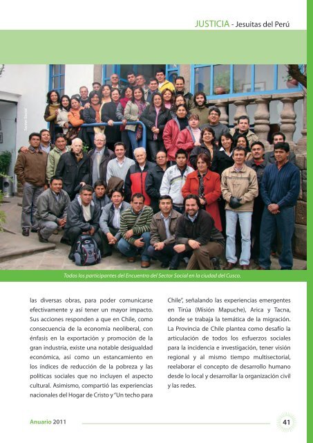 Anuario 2011 - Jesuitas del PerÃº