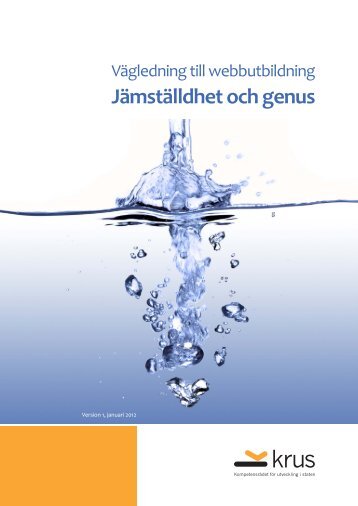 JÃ¤mstÃ¤lldhet och genus - Krus