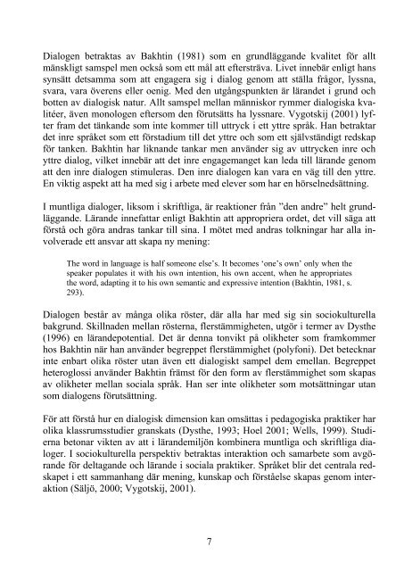 Dialogkompetens i skolans vardag - Publikationer - LTU - LuleÃ¥ ...