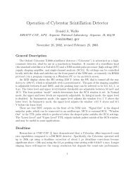 Operation of Cyberstar Scintillation Detector - Local Sector 7 web page