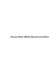 Nirvana Editor (NEdit) Help Documentation - Local Sector 7 web page