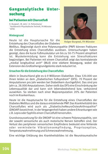 Belastungsentwicklung 94 - Ortholine - Studiengemeinschaft ...