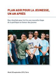 Bilan agir pour la jeunesse - Jeunes.gouv.fr