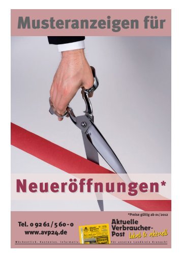 Neueröffnungen*