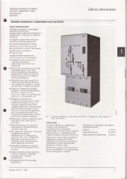 Rozdzielnice SN w izolacji SF 6 8DJ10 Siemens