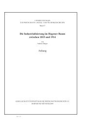 Die Industrialisierung im Hagener Raum zwischen 1815 und 1914 ...