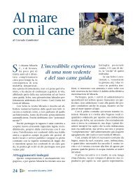 Al mare con il cane - Lega Navale Italiana