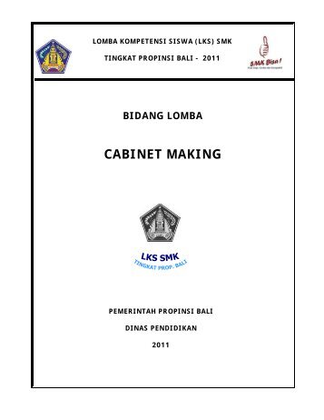 CABINET MAKING - Lomba Ketrampilan Siswa Tingkat Provinsi Bali ...