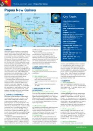 Papua New Guinea - (CLGF) - Pacific Region Project