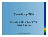 Case Study Title - CLGF