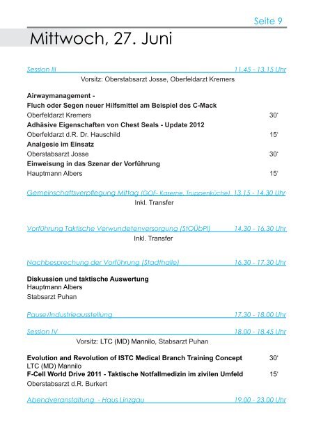 7. TCCC- Symposium - Deutsche Gesellschaft fÃ¼r Wehrmedizin und ...