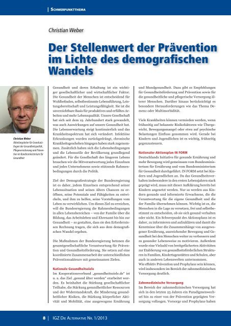 Ausgabe 1-2013 - IGZ