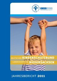 Jahresbericht 2011 - Deutscher Kinderschutzbund Landesverband ...