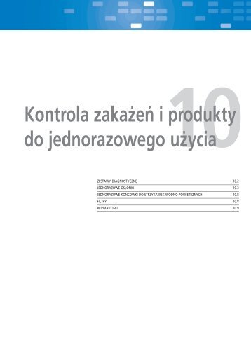 Kontrola zakażeń i produkty do jednorazowego użycia - Kerr Hawe