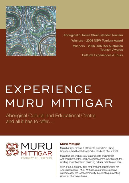 To view tour ideas at Muru Mittigar Aboriginal ... - Penrith Valley